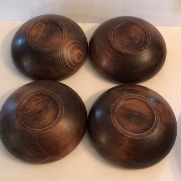 Wood Salad Set Mid Century - Picture 4 of 4